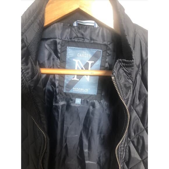 Nimbus The Camden Quilted Gilet/Bodywarmer Vest Mens Medium Navy Blue Full Zip - Picture 8 of 13